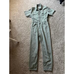 WE THE FREE Size Small Romper Short Sleeve Olive Green